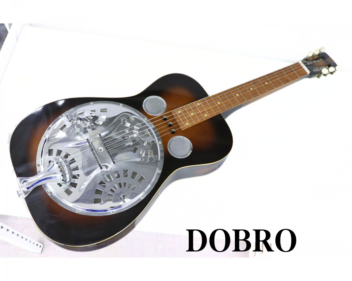 【目立った傷や汚れなし】超希少、、、 Dobro / ドブロ スクエアネック リゾネーター スライド ギター 060JZBZ70の落札情報詳細