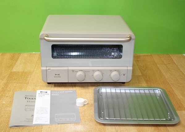 ブルーノ スチーム&ベイク トースター グレージュ BRUNO ブルーノ