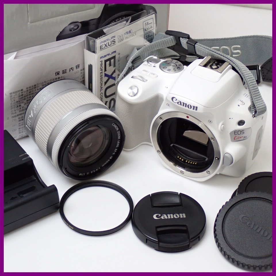Canon キャノン EOS Kiss X9 ホワイト レンズキット 元箱有☆