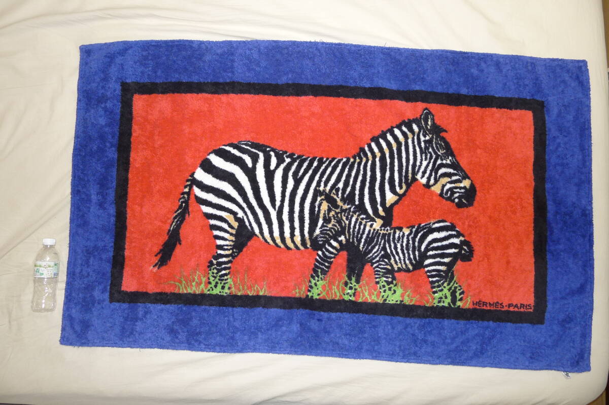 HERMES ビーチタオル ラグ ソファーカバー HERMES エルメス 大判タオル