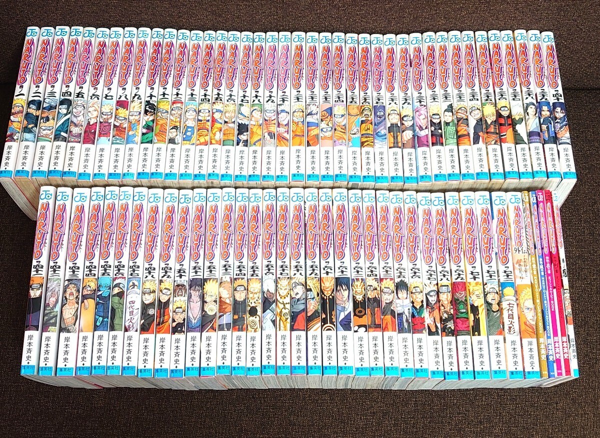 ナルトコミック全巻 NARUTO ナルト 1 72巻 全巻セット+外伝 秘伝