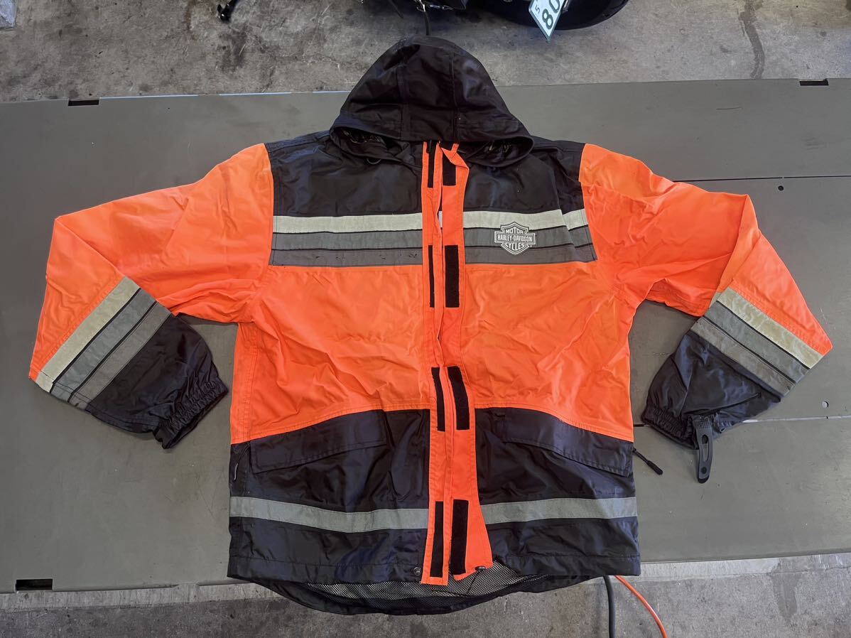 Goldwin レインスーツ バイク用 上下セット M 防水 オレンジ 在庫限り