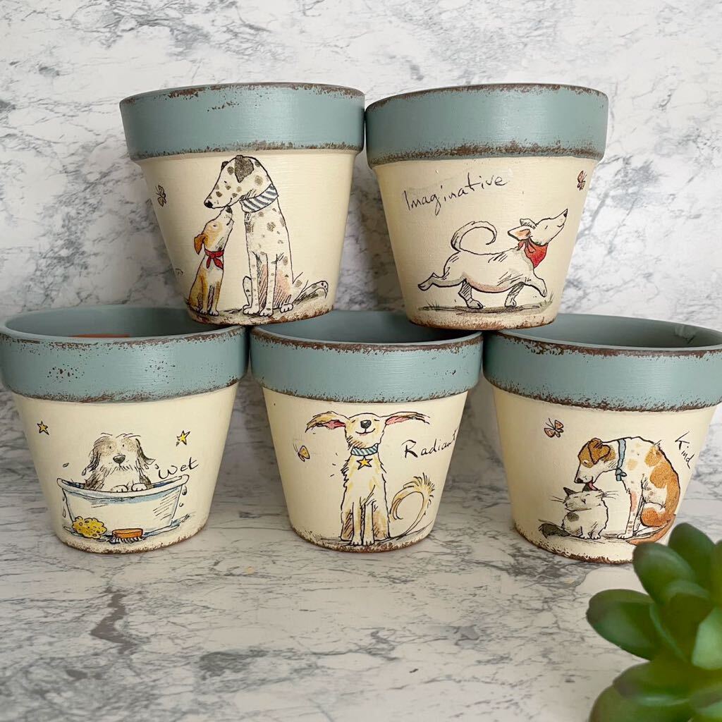 素焼き鉢☆リメイク鉢セット リメ鉢 多肉 リメイク リメ缶 リメイク缶