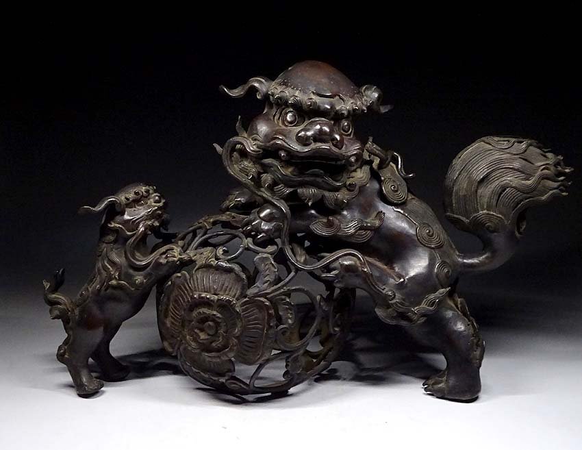 横山豊介作 飾香炉 唐獅子 九谷焼 共箱　C458　NT5 横山豊介作 飾香炉 唐獅子 九谷焼 共箱 C458 NT5 - メルカリ