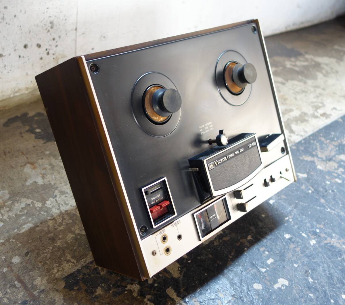 昭和レトロ】VICTOR ビクターオープンリールデッキ（傷や汚れあり  