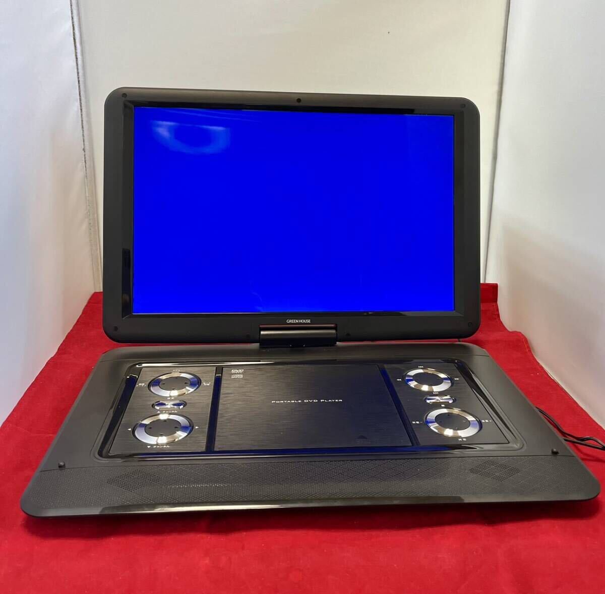 15.4型 GH-PDV15CTG-BK ポータブルDVDプレーヤー（ゲオ公式通販