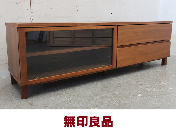 美品】無印良品 MUJI オーク材 テレビ台 AVラック・幅90cm