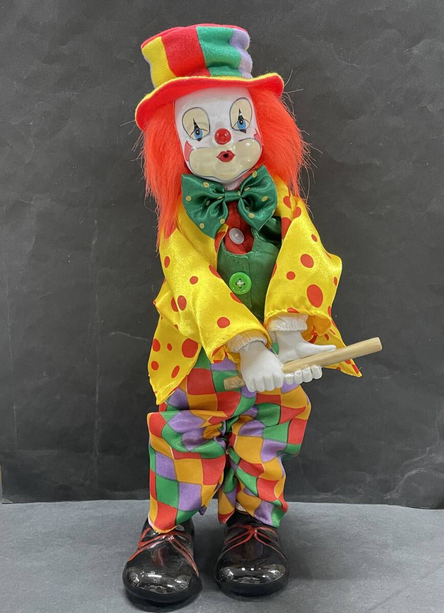ピエロのオルゴール人形(昭和レトロ当時物) ピエロ アンティーク」の
