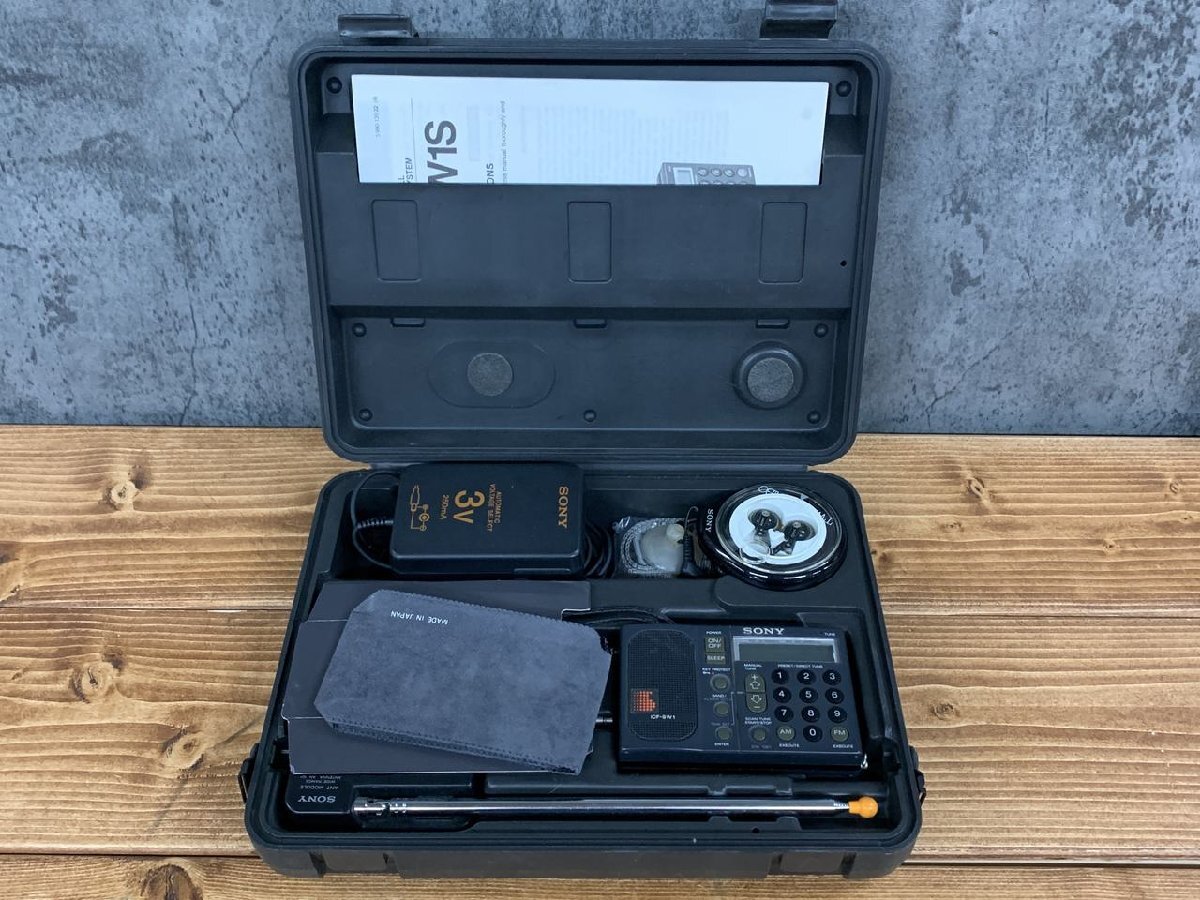 ジャンク】 SONY ソニー ICF-SW1S FMステレオ/LW/MW/SW 【公式通販】