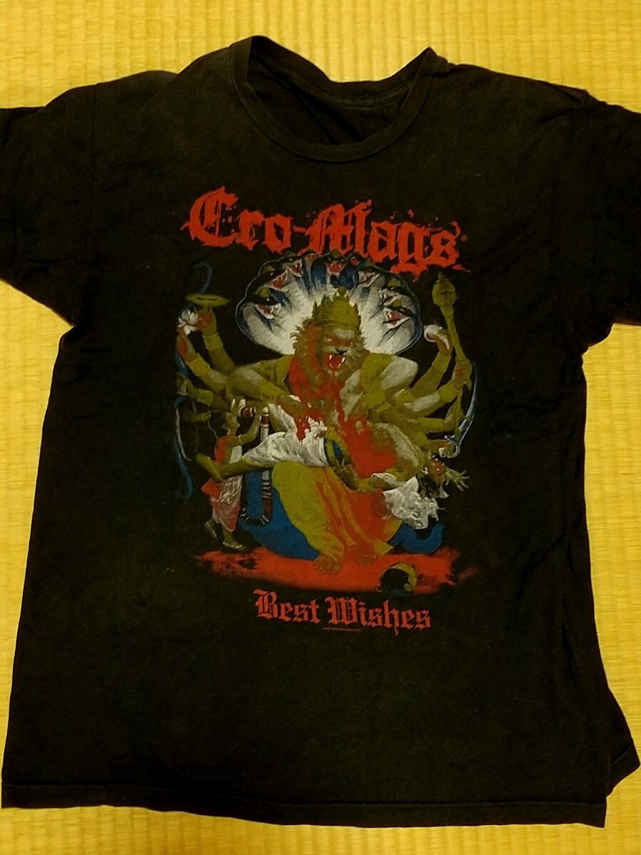 レア★ヴィンテージ CRO MAGS Tシャツ L ハードコア 古着 クロマグス クロ・マグス 音楽 バンT ミュージック │ヴィテージ古着屋Feeet