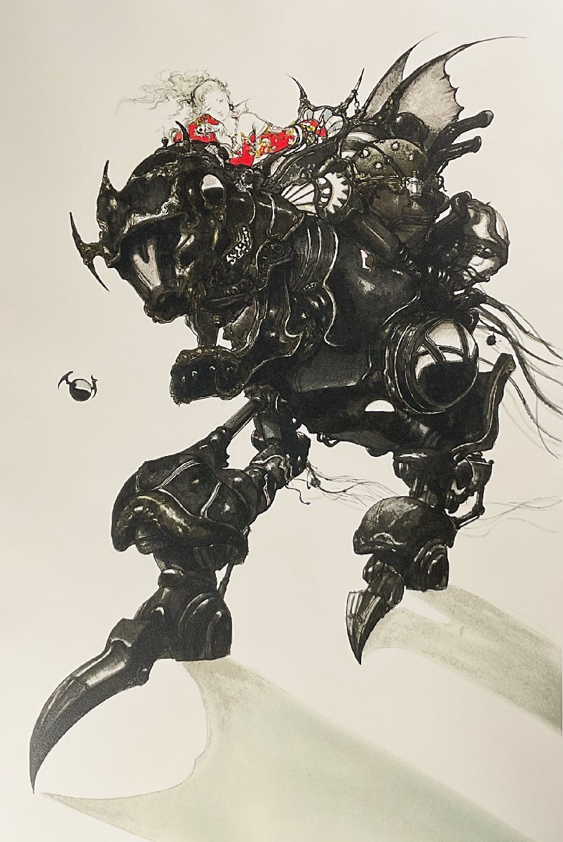目立った傷や汚れなし】天野喜孝(1952-)○人気作品○FF6ティナ