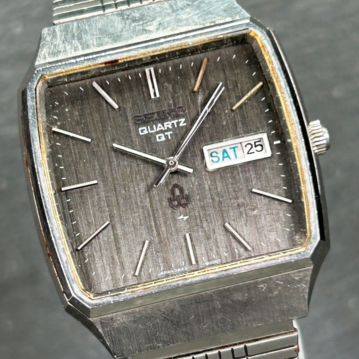 希少! SEIKO 荒 QT 0823-5000 メンズ 腕時計