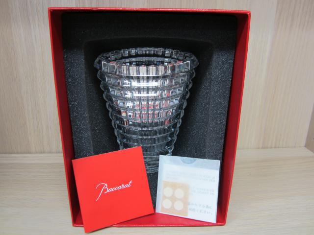 目立った傷や汚れなし】☆ Baccarat バカラ アイベースS 花瓶 フラワー