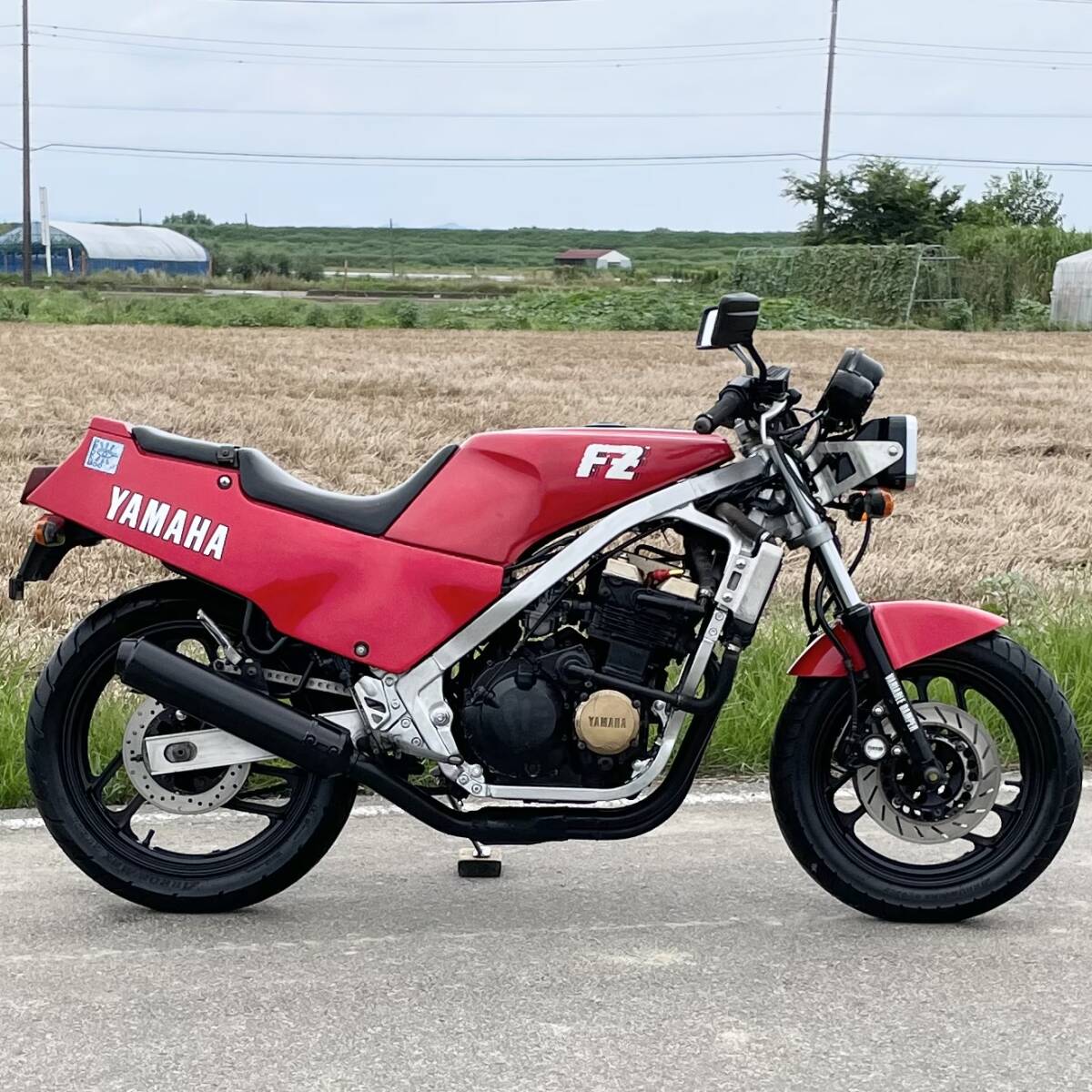 ショーワ出品 傷や汚れあり】FZ400N 実動 書類付き 車検R7年10月迄 46X 昭和62年