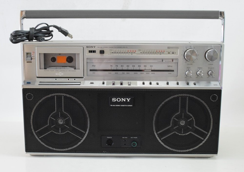 希少】SONY ソニー CFS-F5 ラジオカセットレコーダー