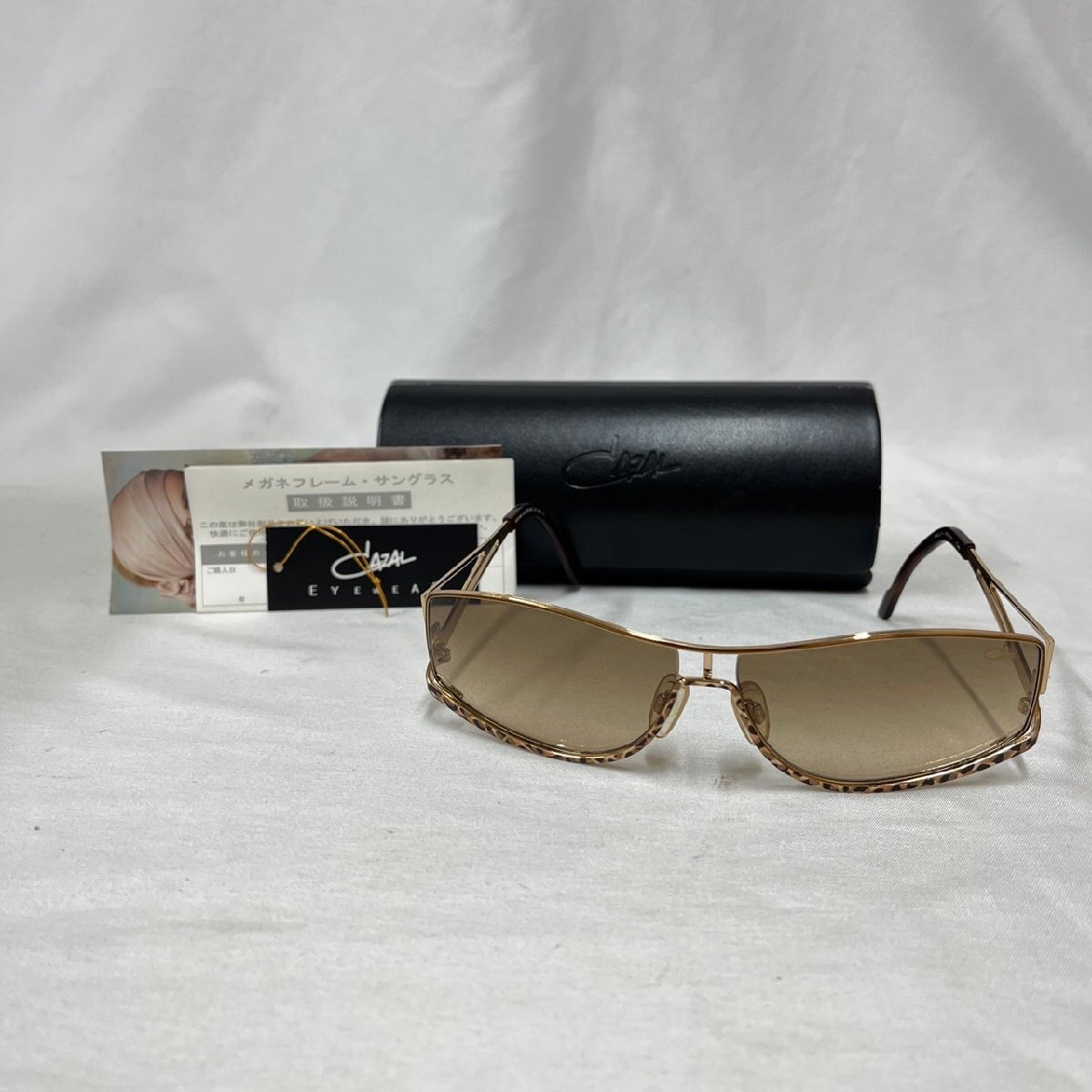 ヒョウ柄 サングラス ☆美品☆ 噛ん CAZAL(カザール) 