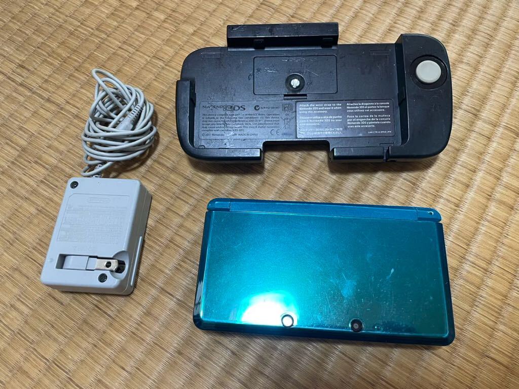 傷や汚れあり】Nintendo ニンテンドー3DS 拡張スライドパッド、充電 