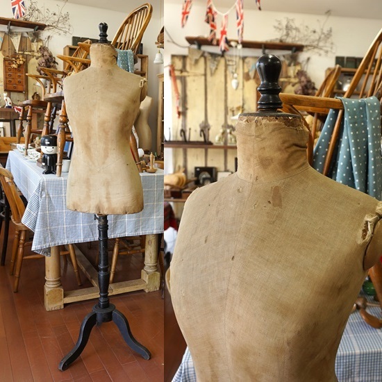 コベントガーデン トルソー マネキン アンティーク シャビーシック