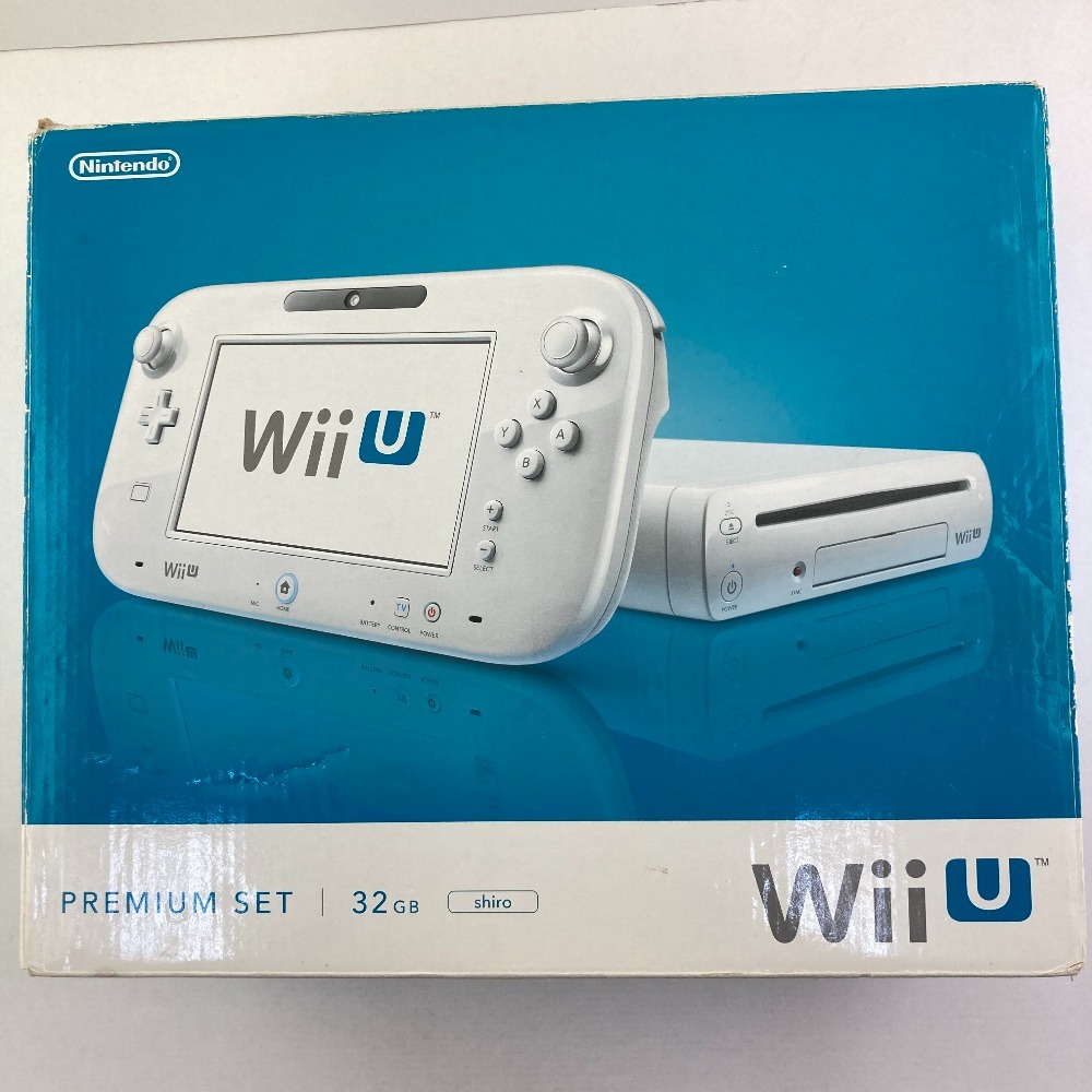 動作確認済/初期化済 任天堂 WiiU 本体 ホワイト 32GB +Wiiリモコンプラス/センサーバー DC09-201jy/F4 | Wii U プレミアムセット shiro | ゲーム機本体