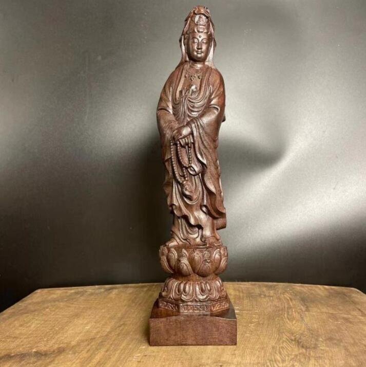 仏教美術　古銅　不動明王　仏像　置物　V　R5243 仏教美術 古銅 不動明王 仏像 置物 V R5243