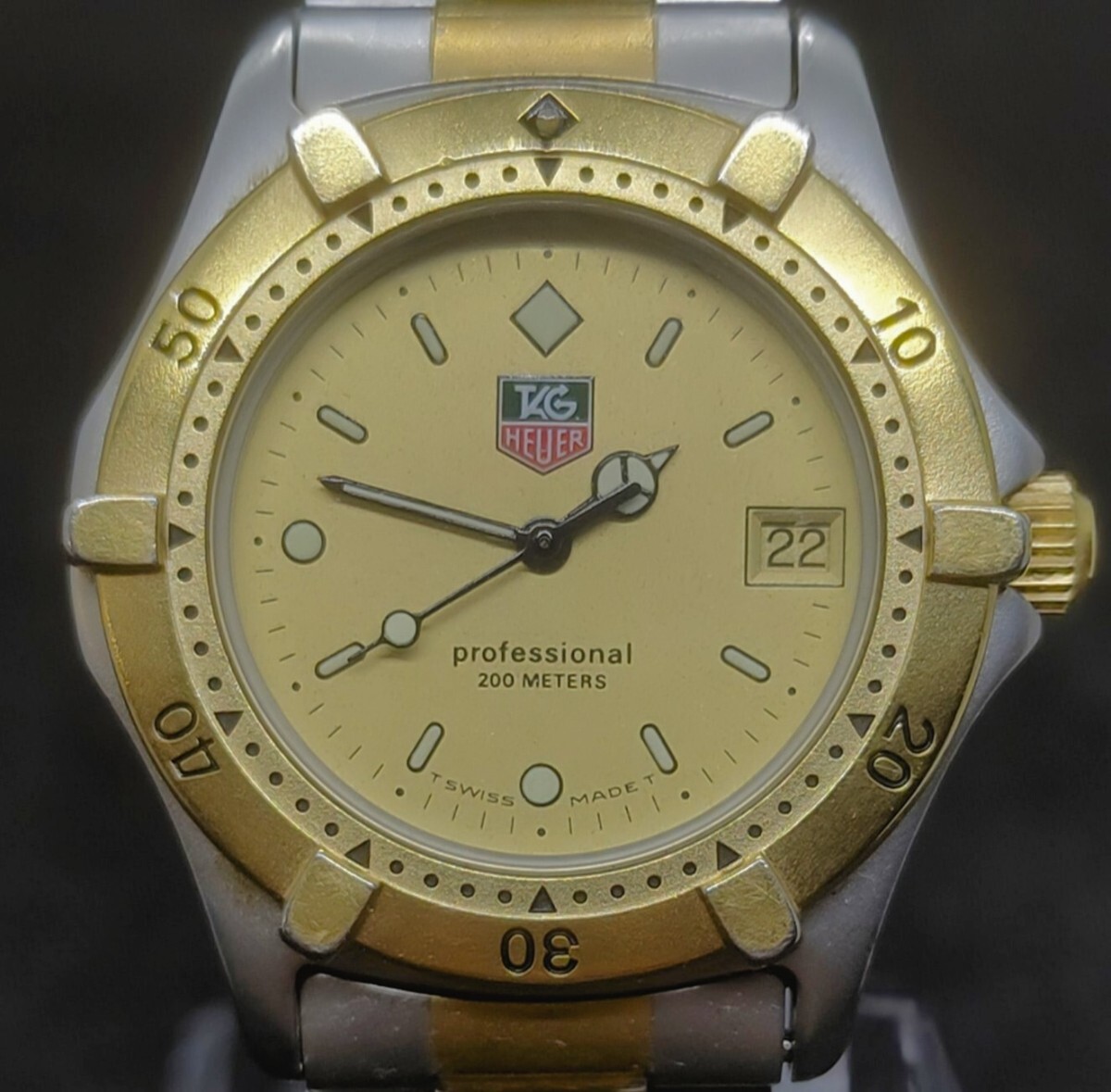 TAG HEUER プロフェッショナル 964.013-2 QZ 押し付けがましく メンズ