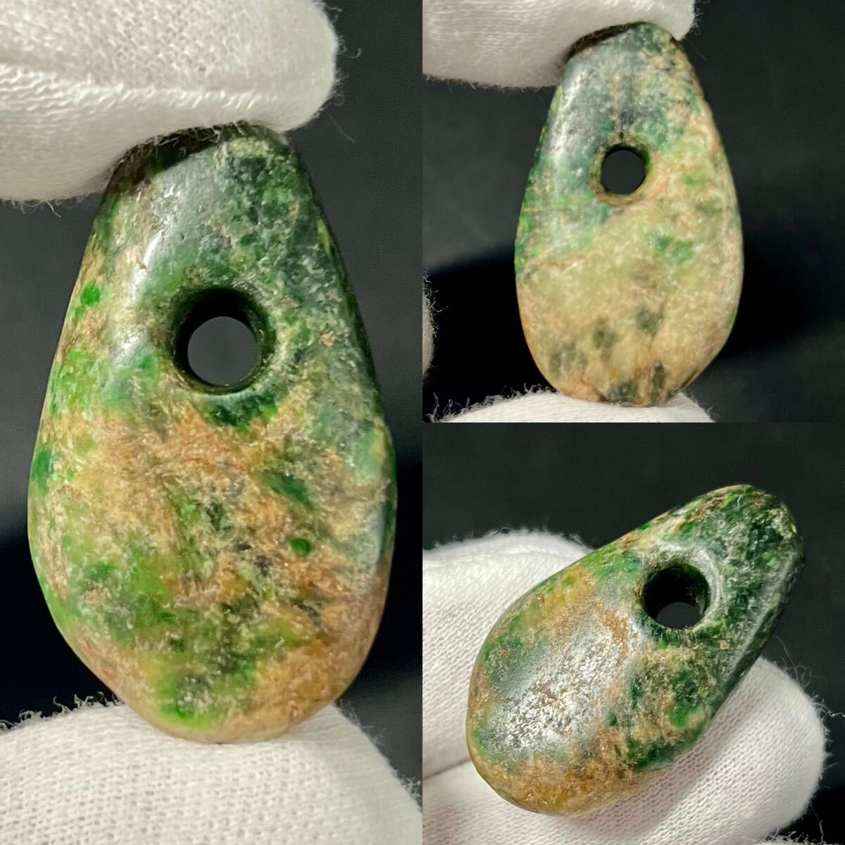 巨大 和田玉 翡翠 置物 文鎮?