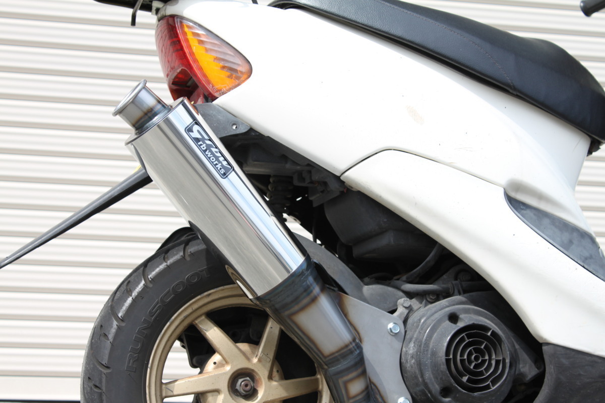 rb-works☆新品☆ジョグ用☆スポーツマフラー curl☆JOGZR