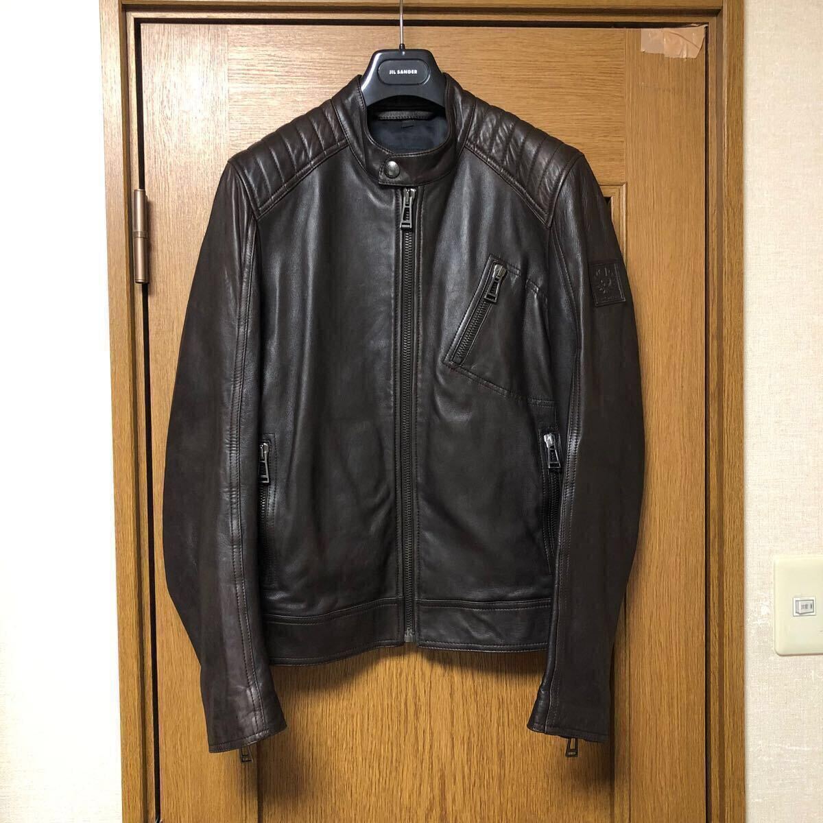 BELSTAFF ブラック Vレーサージャケット サイズ36/46 V_RACER_ACKET-BLACK-