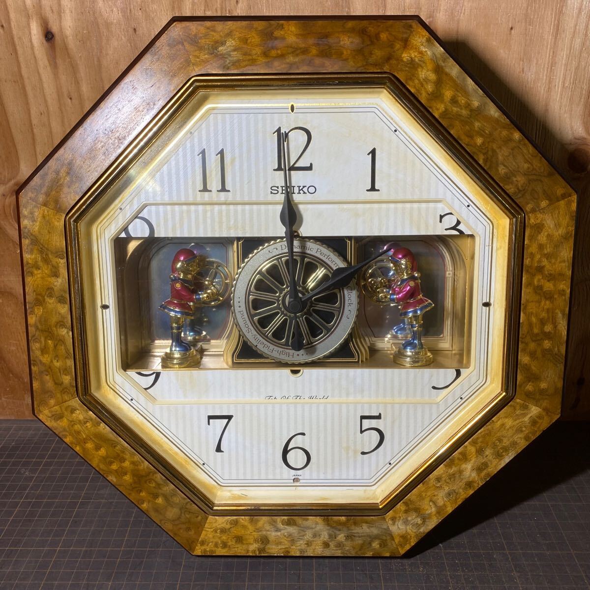 セイコー 電波時計 AM219B ウェーブシンフォニー 動作確認済 からくり