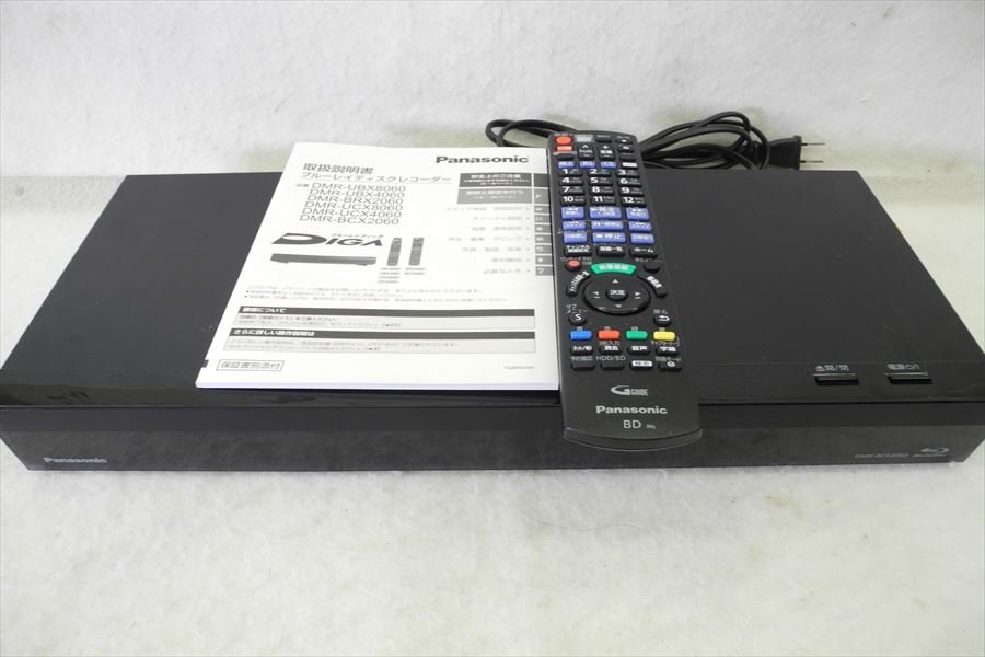 パナソニック Panasonic DMR-UCX8060 ブルーレイディスクレコーダー BD