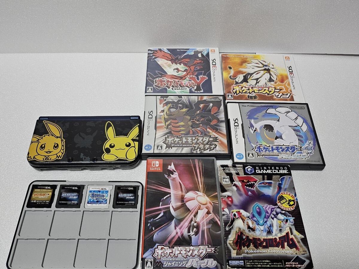 美品Nintendo 3DS 本体 ミスティピンク、ポケモンバンク