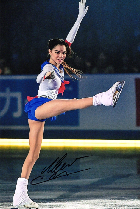 メドベージェワ直筆サイン入り2Lサイズ写真…Evgenia Medvedeva…