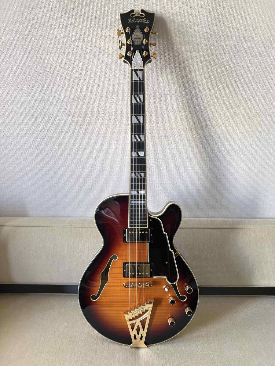 未使用】☆希少！D'Angelico NYSS-3B FM（BS）／ディアンジェリコ NYSS