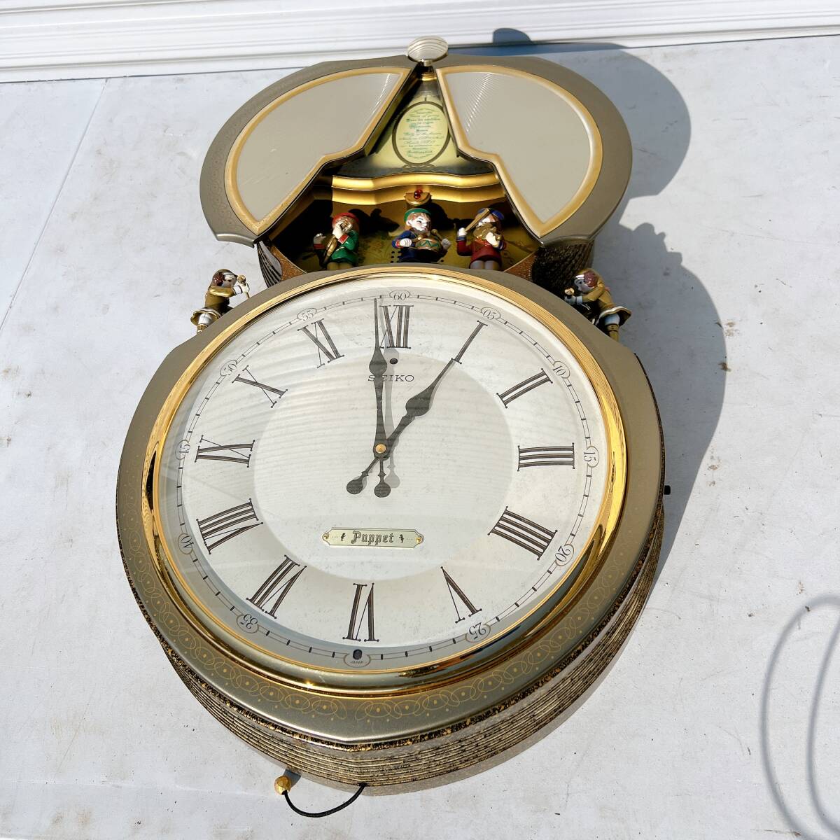 SEIKO セイコー からくり時計 PUPPET パペット 動作品 RE522B SEIKO セイコー からくり時計 PUPPET パペット 動作品 RE522B