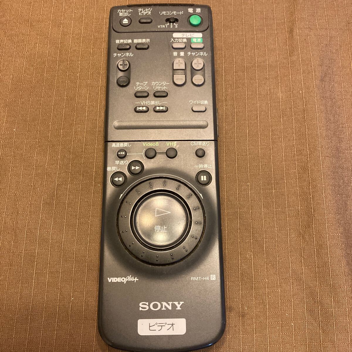 【動作保証】SONY EDV-9000用リモコン RMT-163 動作保証】SONY EDV-9000用リモコン RMT-163