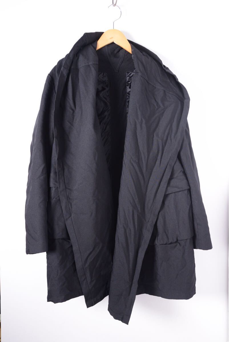 川久保玲 七分袖 レザーライダースジャケット BLACK COMME des