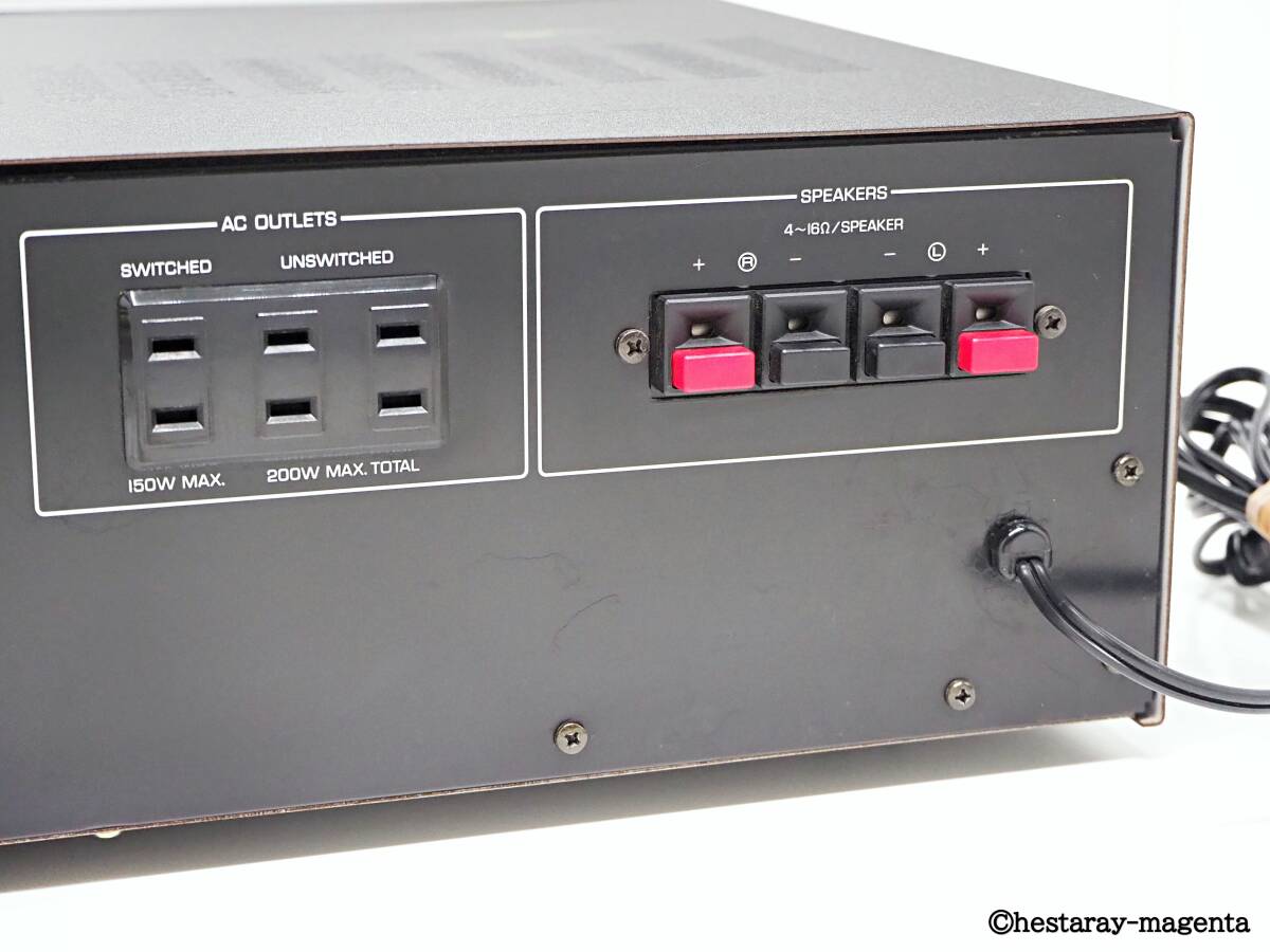 ☆ 【準美品】 YAMAHA CA-R1 プリメインアンプ 整備済動作品 取説