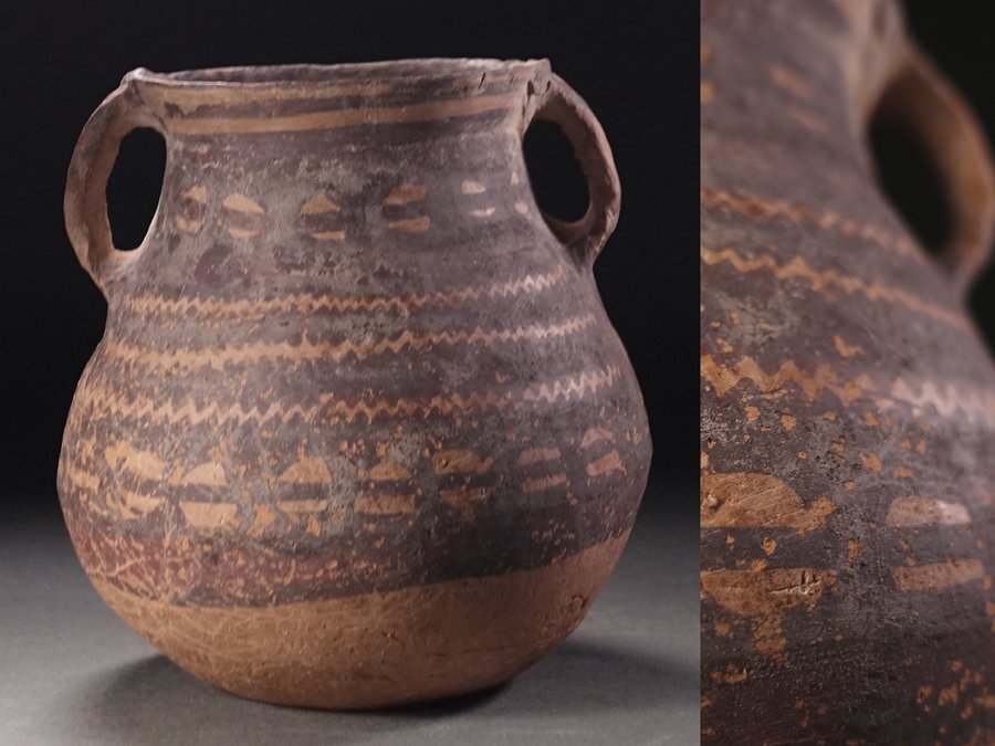 アンダーソン　馬家窰文化 土器壺　古美術　骨董品　アンティーク　発掘品　貴重 馬家窯文化 アンダーソン土器 大壺（3300–2050 BCE） | 入蘆花