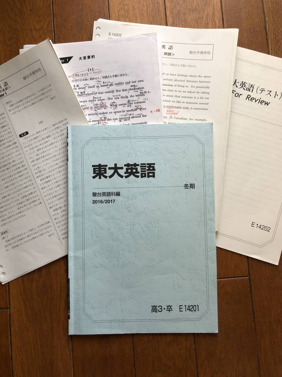 駿台 2016 和文英訳S 勝田耕史 テキスト 教授資料の落札情報詳細