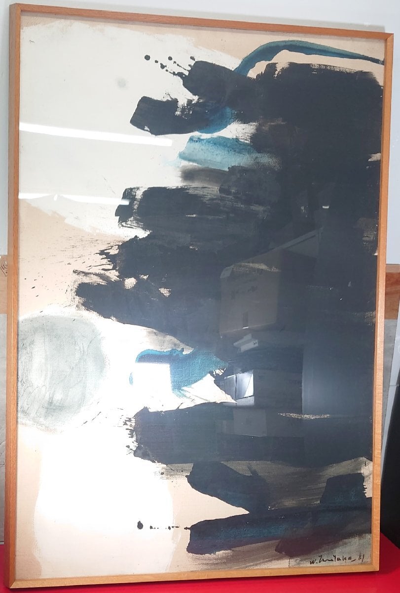 黒沢三郎サイン入り油彩画　信おとづれ 黒沢三郎サイン入り油彩画 信おとづれ - メルカリ