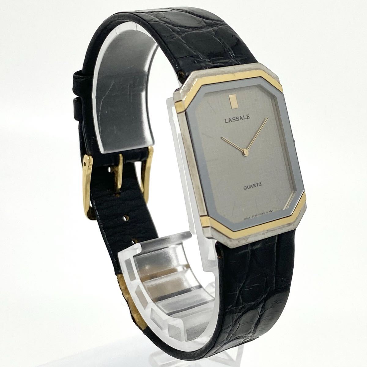 Montre vintage Seiko Lassale pour femme, boîtier rectangulaire, montre