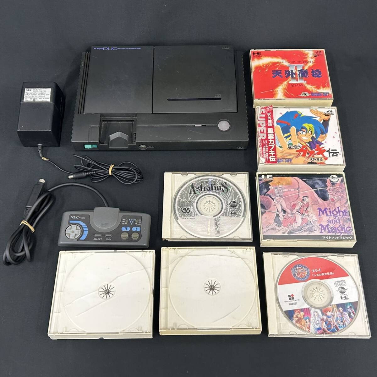 【傷や汚れあり】25駅/A000625-1/KK5000/P113-101/【名古屋】NEC PCエンジン PCEngine Duo PI ...