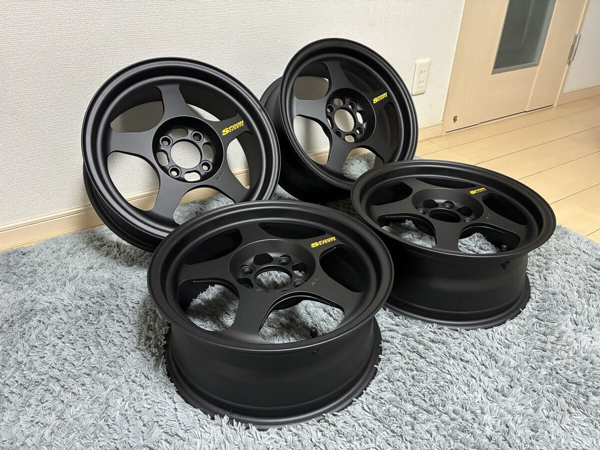 中古】8-1388◇希少 キレイ!!☆RE雨宮 AW-7◇17in9.5J+42 8.5J+41 FD3S 