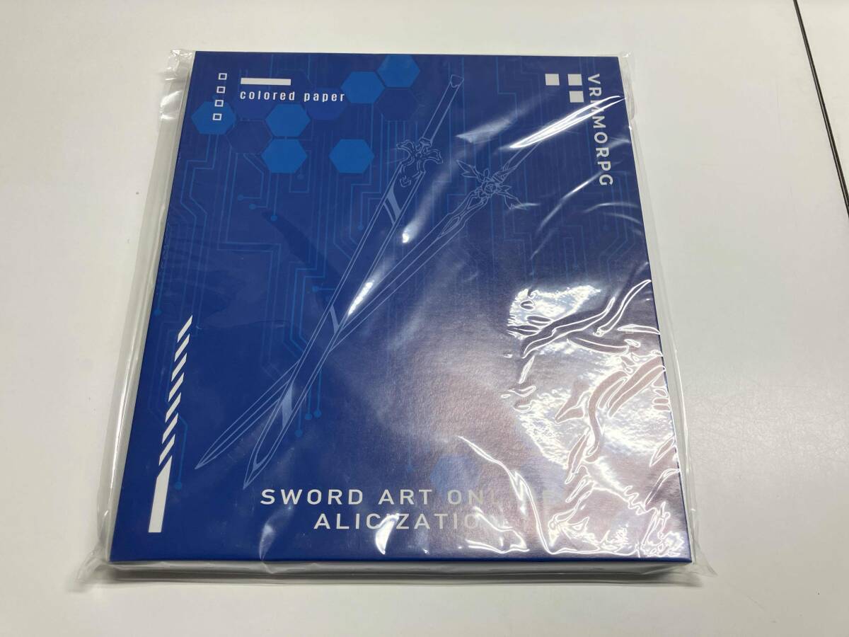 中古】ソードアートオンライン 川原礫直筆イラスト入りサイン色紙の