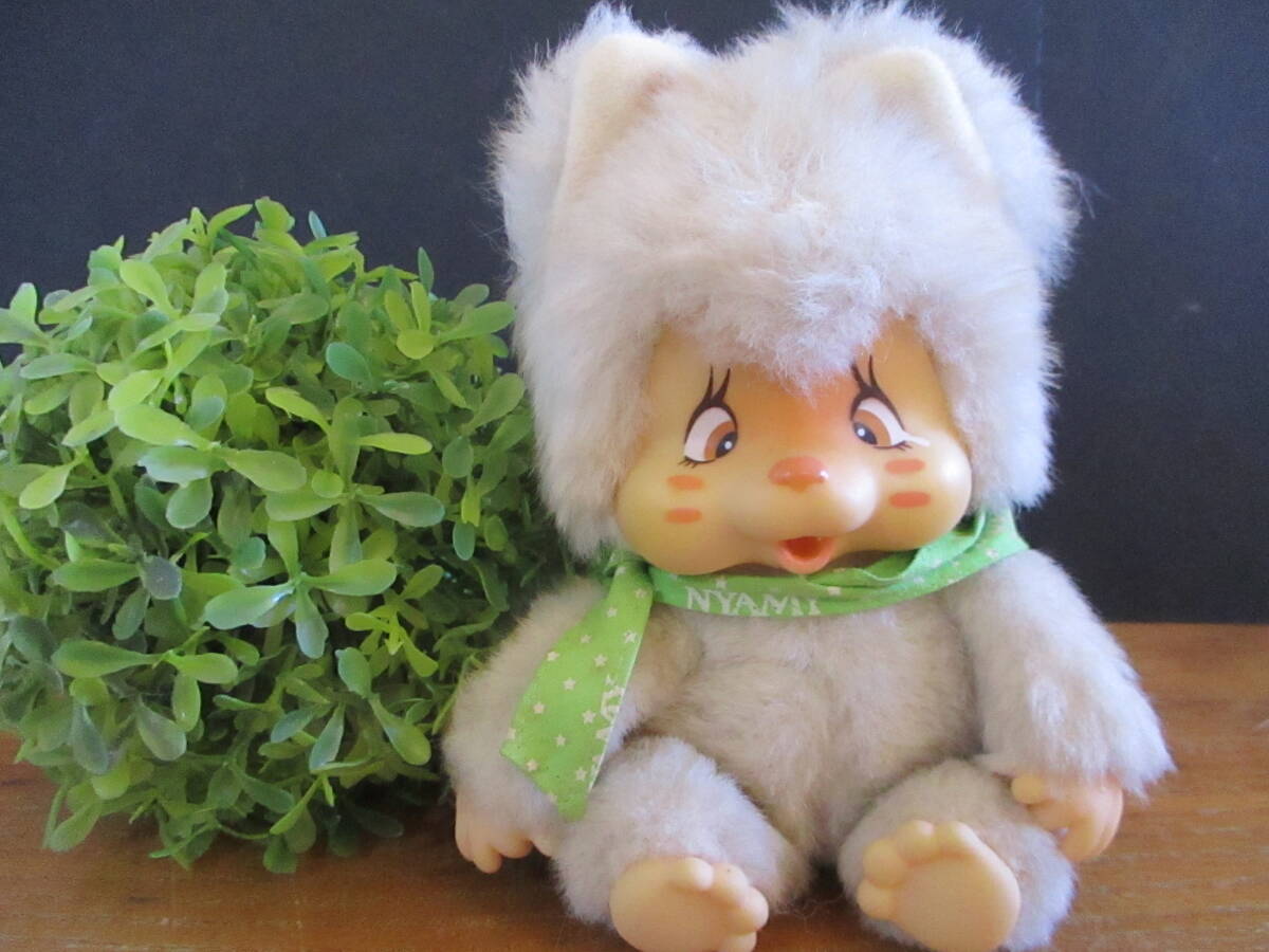 新品】ニャーミーのマスコット人形 白色 8センチ 新品保管品 WASHINO