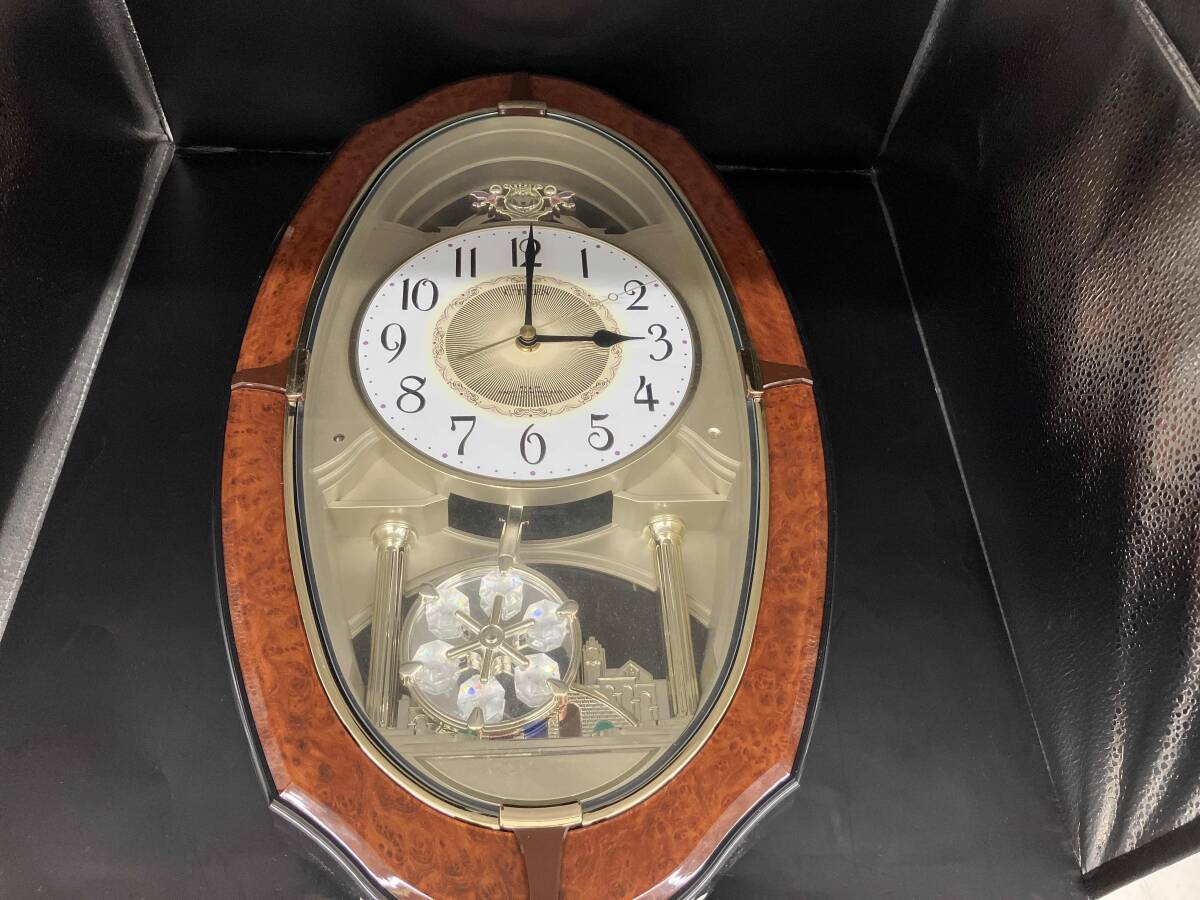 新品】【未使用】CITIZEN シチズン 電波掛時計 パルミューズカラット