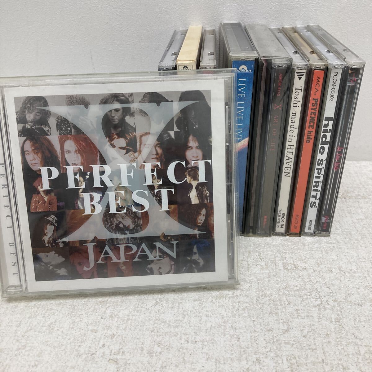 中古】絶版 hide PERFECT SINGLE BOX [13CD+1DVD] CDは全て未開封 ヒデ