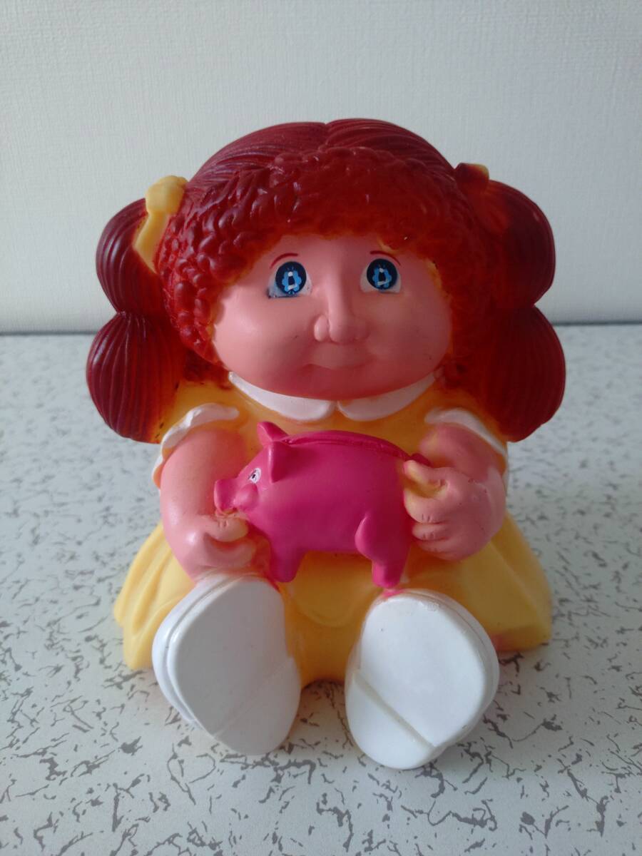 キャベッジパッチキッズ◇ビンテージ 80s 女の子 ぬいぐるみ人形 39cm