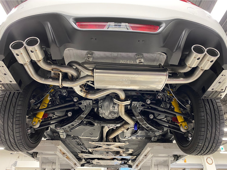 美品!! ABARTH アバルト500/595 純正 レコードモンツァ ステンレス