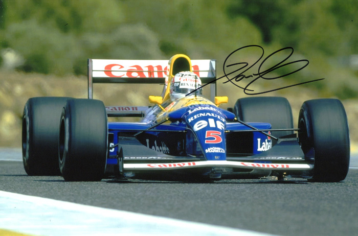 新品】ナイジェル・マンセル マクラーレン 直筆サインフォト/写真 F1